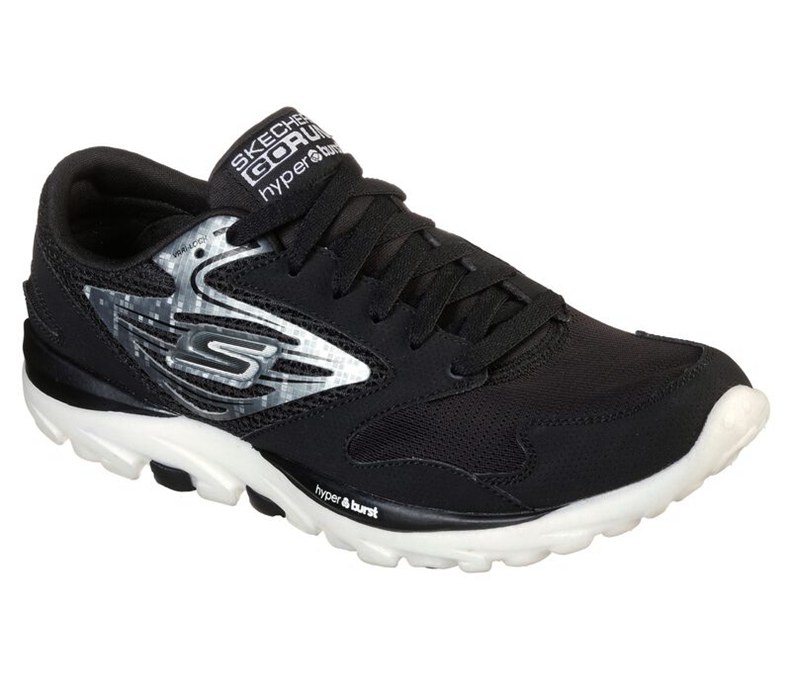 Skechers Dam Svarta/Silver Sneakers - Gorun Og Hyper - Sverige (OSTXF-3752)